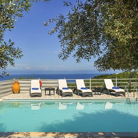 Porto Ozias Lioniskari Seaviews - Paxoi'S Private Pool Oasis 빌라 외부 사진