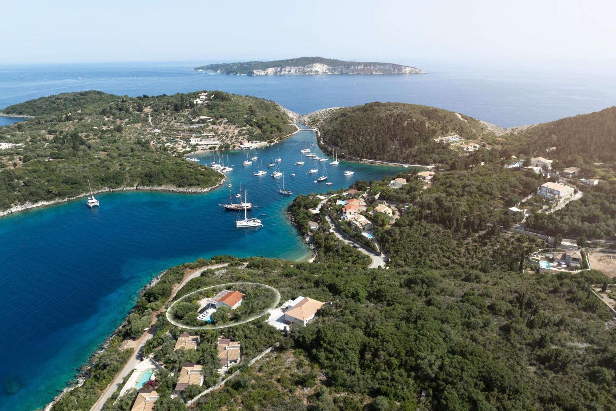 Porto Ozias Lioniskari Seaviews - Paxoi'S Private Pool Oasis 빌라 외부 사진