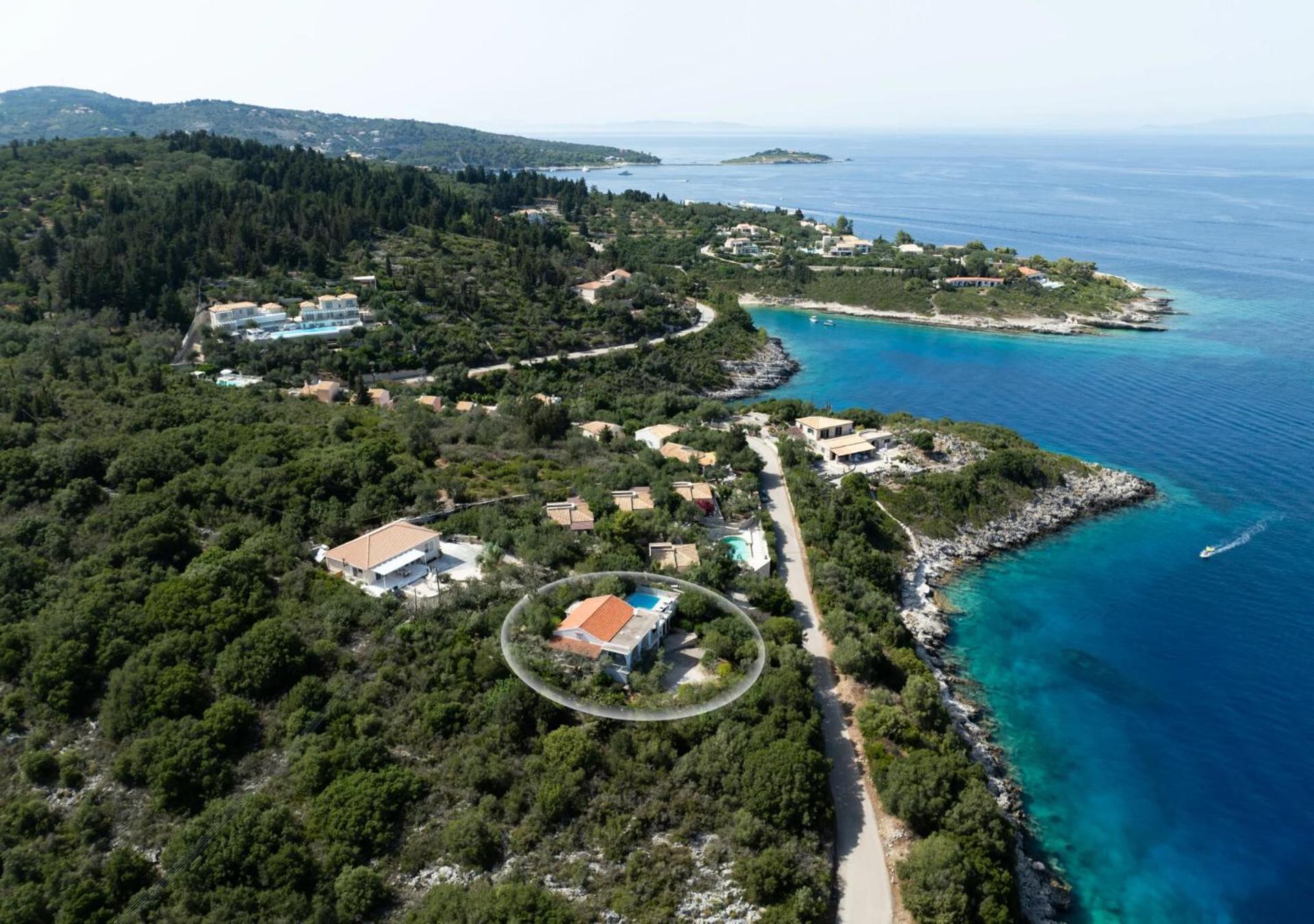 Porto Ozias Lioniskari Seaviews - Paxoi'S Private Pool Oasis 빌라 외부 사진